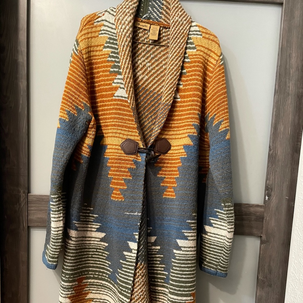 Wrangler Santa Fe Multicolored Duster w Toggle